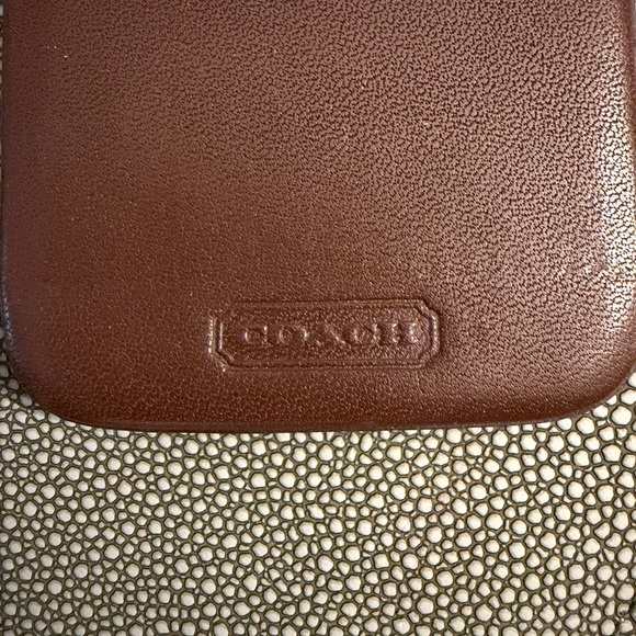 Coach Vintage 90s Brown Leather Case - Picture 6 of 7